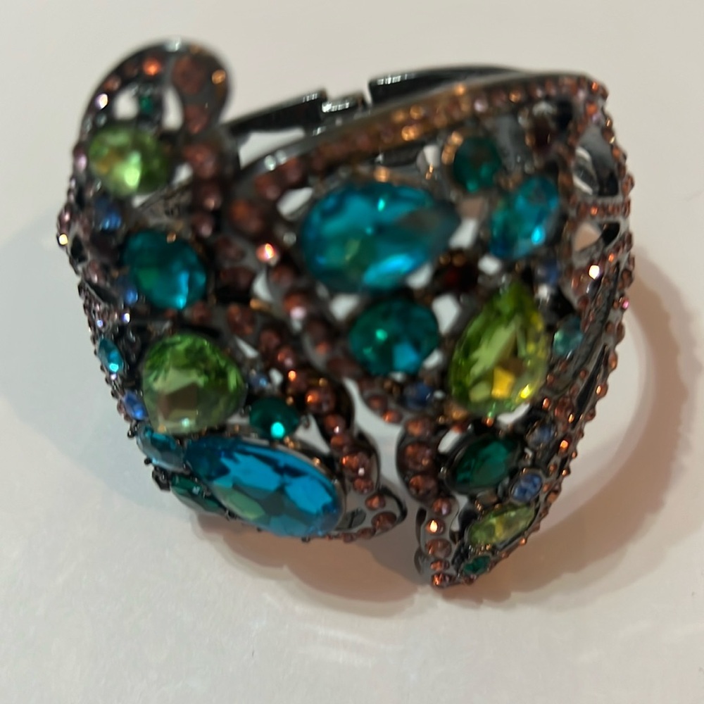 Betsy Johnson butterfly wing bracelet hinged
